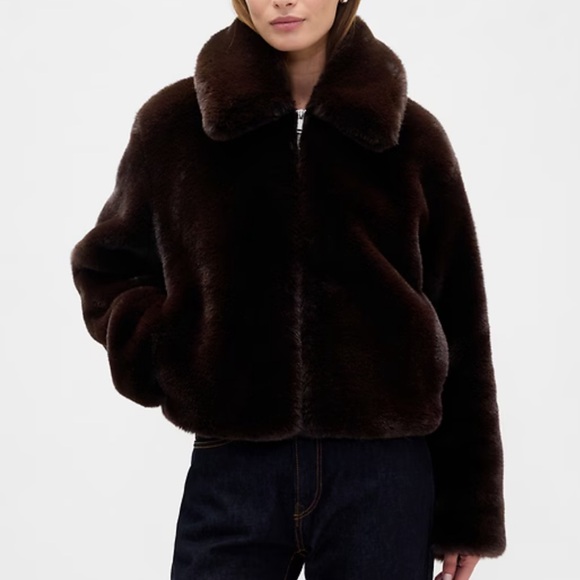GAP Factory Jackets & Blazers - Gap Factory Faux Fur Jacket